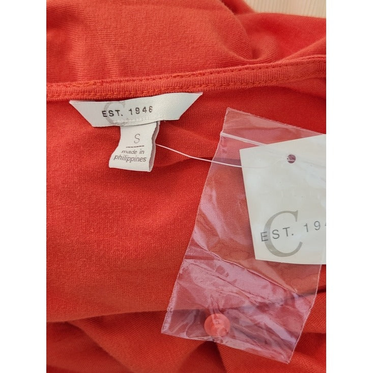 Cato Casual Orange A-line Dress Size Small NWT