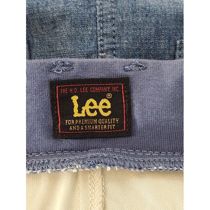 Lee Chambray Blue Cargo Skort Size 6 NWT