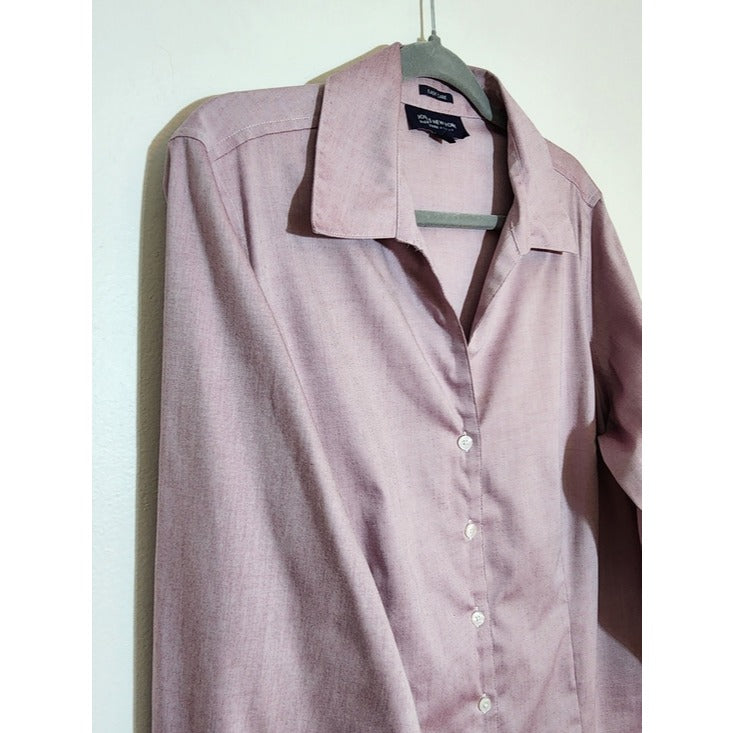 Jones New York Light Purple Button Up Shirt Size 1X