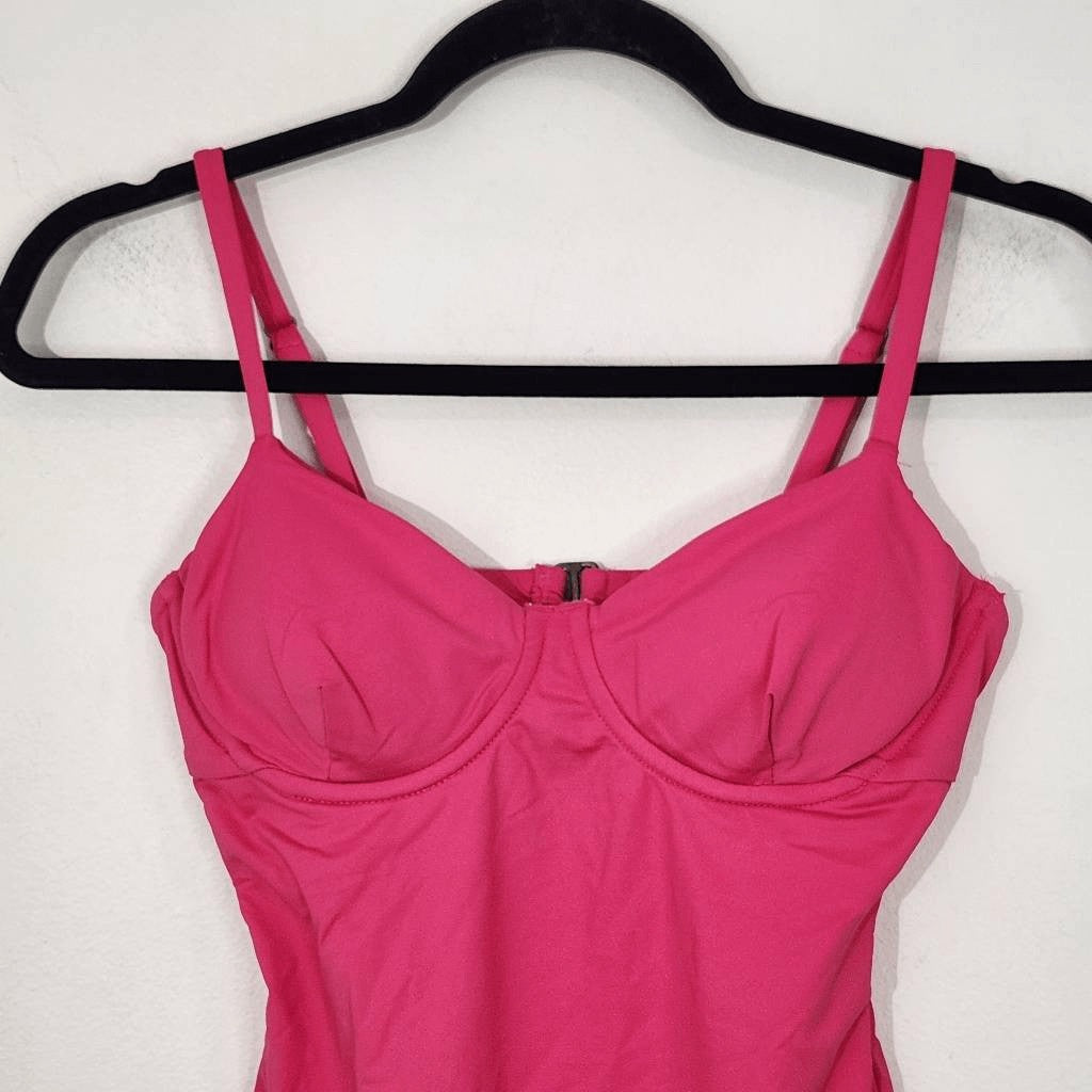 Andie Hot Pink One-Piece Swimsuit NWT Small Barbie Pink One Piece Swim