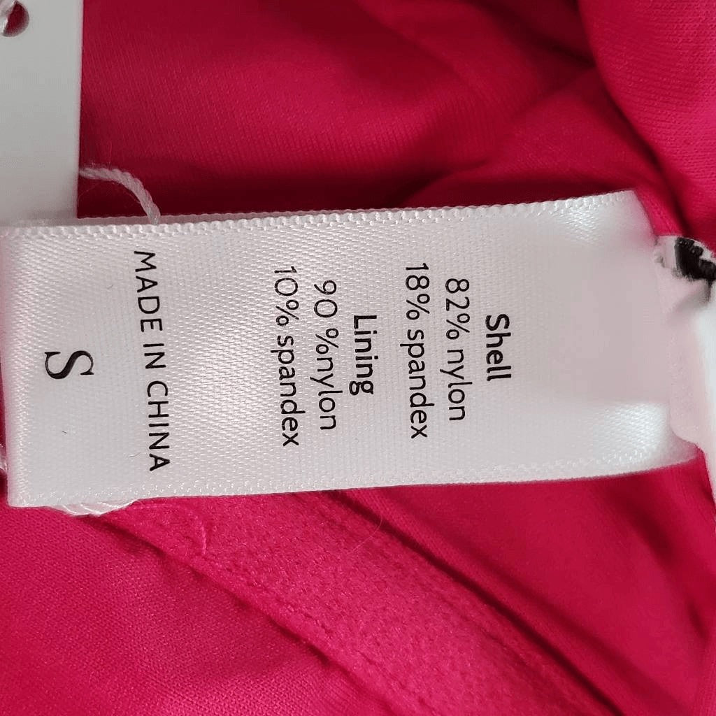 Andie Hot Pink One-Piece Swimsuit NWT Small Barbie Pink One Piece Swim