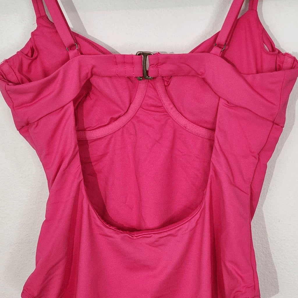 Andie Hot Pink One-Piece Swimsuit NWT Small Barbie Pink One Piece Swim