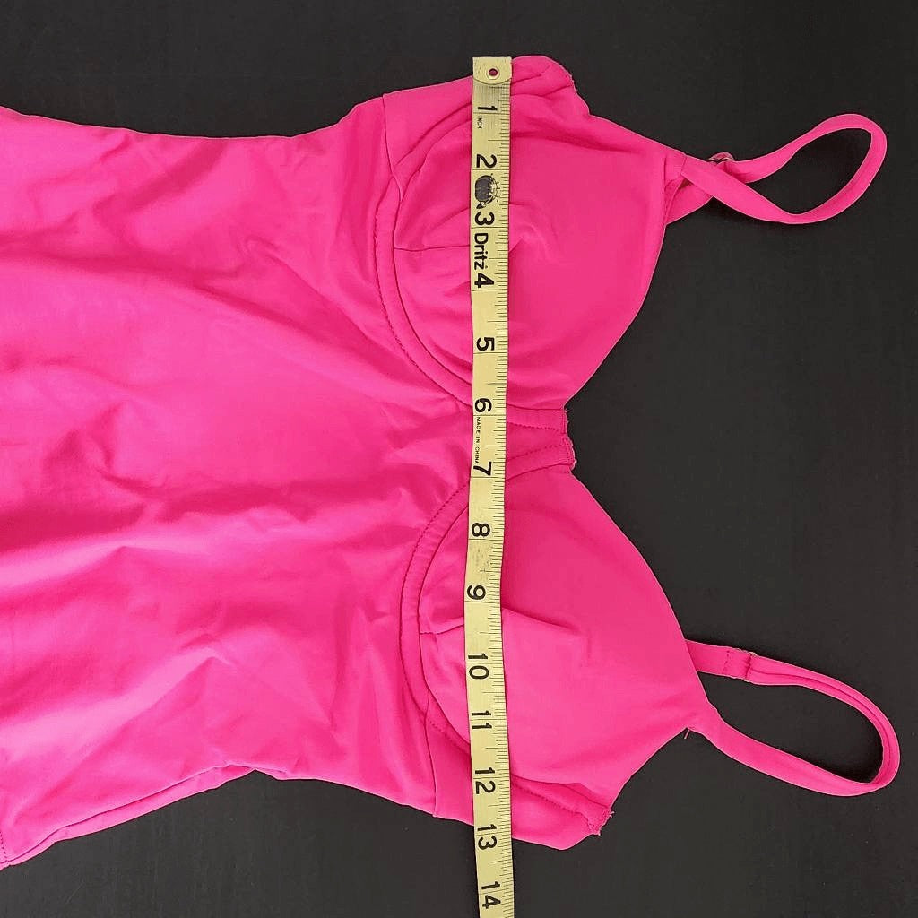 Andie Hot Pink One-Piece Swimsuit NWT Small Barbie Pink One Piece Swim