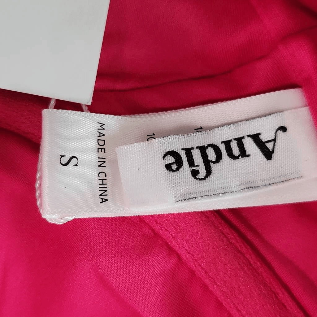 Andie Hot Pink One-Piece Swimsuit NWT Small Barbie Pink One Piece Swim
