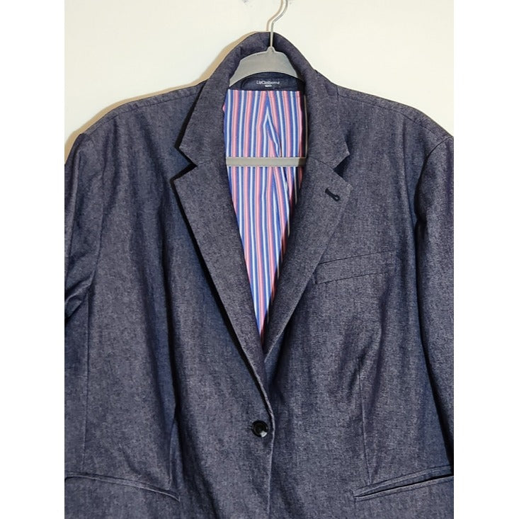 Liz Claiborne Denim Blue Blazer Size 20W