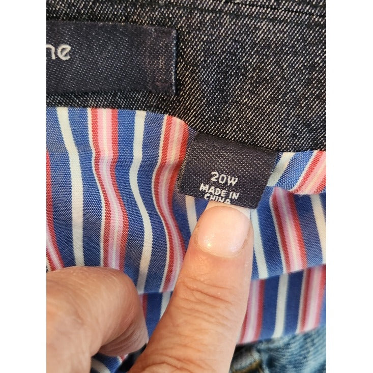 Liz Claiborne Denim Blue Blazer Size 20W