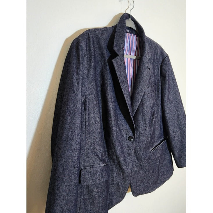 Liz Claiborne Denim Blue Blazer Size 20W