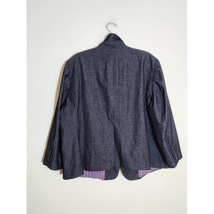 Liz Claiborne Denim Blue Blazer Size 20W