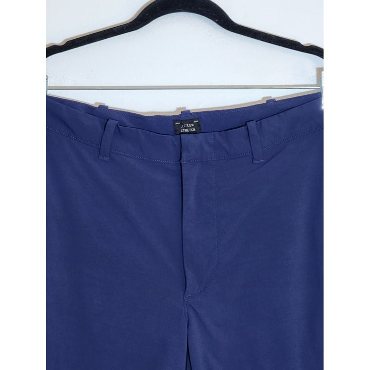 J. Crew Navy Blue Performance Stretch Shorts Size 36
