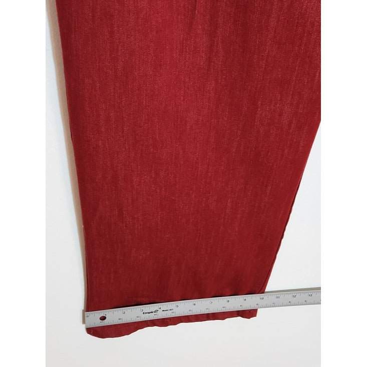 Alfred Dunner Red Pull-On Pants Size 22W