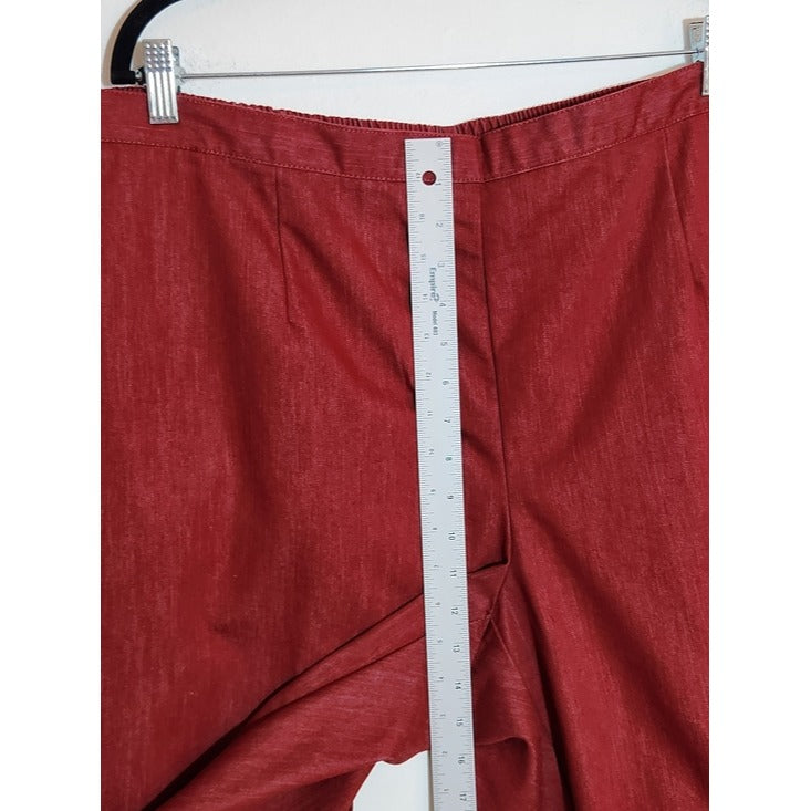 Alfred Dunner Red Pull-On Pants Size 22W