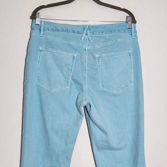 Good American Light Blue Straight Leg Ankle Jeans Size 12