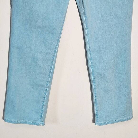 Good American Light Blue Straight Leg Ankle Jeans Size 12