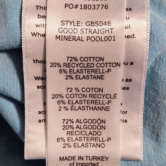 Good American Light Blue Straight Leg Ankle Jeans Size 12