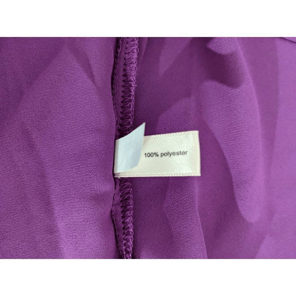 The Limited Purple Blouse NWOT Size XS Tall Purple Faux Wrap Blouse