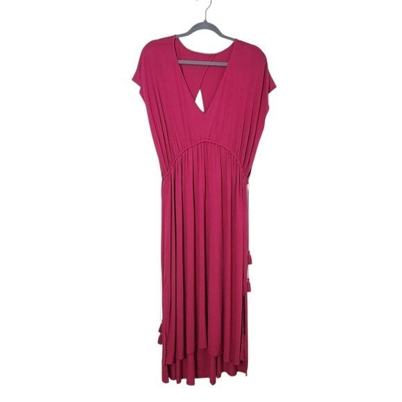 LOFT Beach Fuchsia Cover-Up Dress NWT Size Large Hot Pink Beach Dress