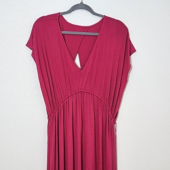 LOFT Beach Fuchsia Cover-Up Dress NWT Size Large Hot Pink Beach Dress