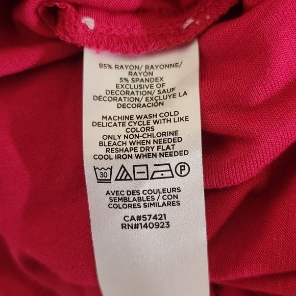 LOFT Beach Fuchsia Cover-Up Dress NWT Size Large Hot Pink Beach Dress