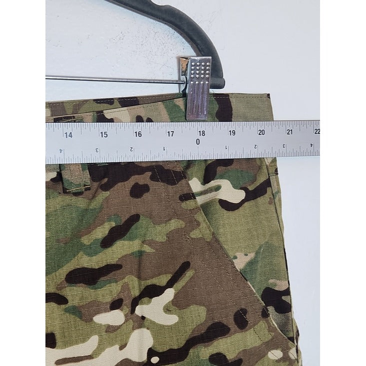 Tactical Pants Mens Green and Tan Camo Utility Cargo Pants Size 40