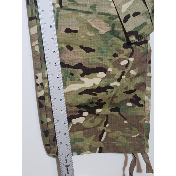 Tactical Pants Mens Green and Tan Camo Utility Cargo Pants Size 40