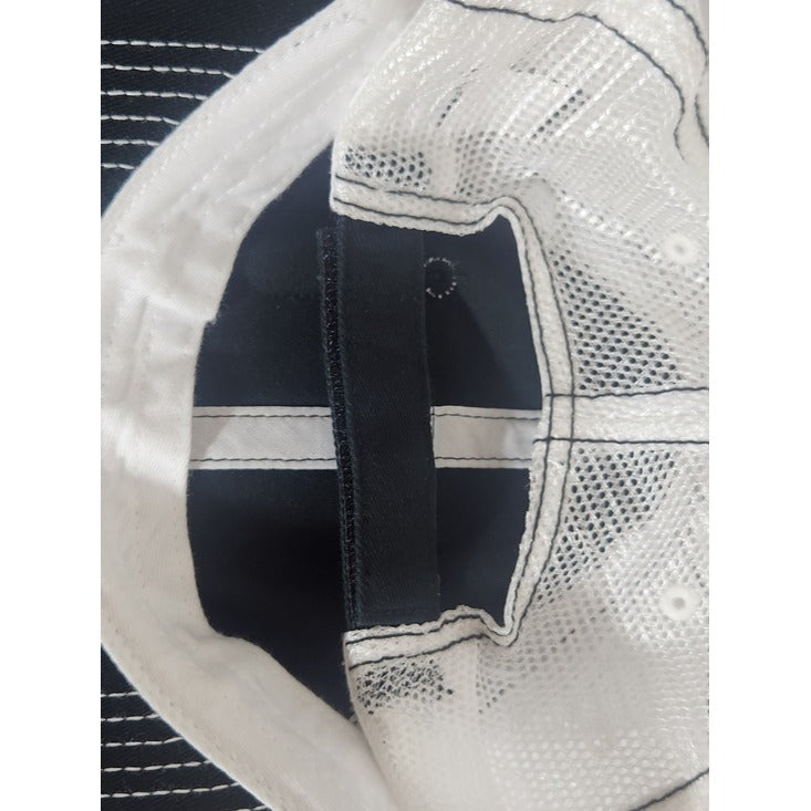DIstrict Black and White Fly Louisiana Trucker Baseball Hat One Size