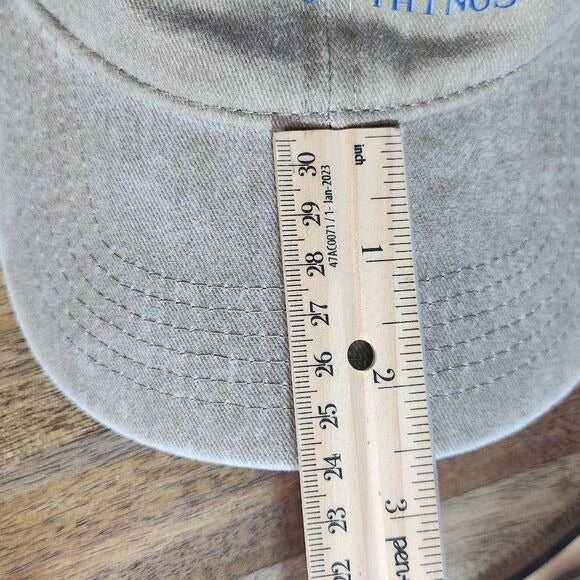 Brown Funny Golf Baseball Hat One Size Brown and Navy Distressed Golf Hat