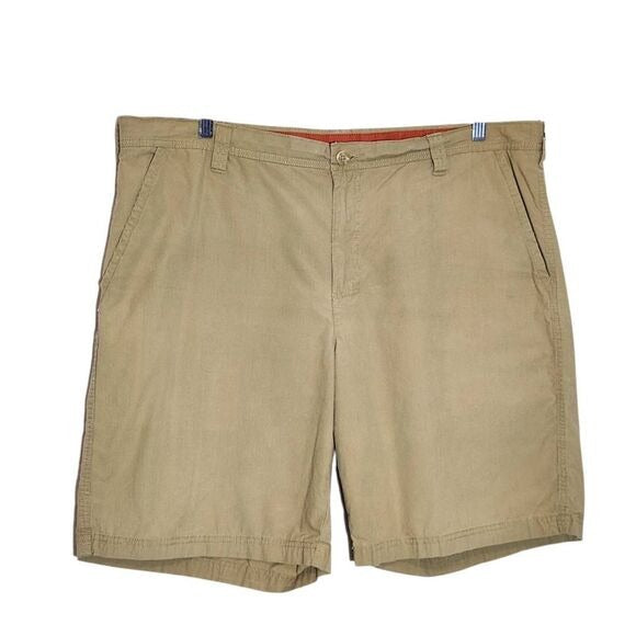 Columbia Men's Khaki Shorts Size 42 Preppy Mens Khaki Chino Shorts