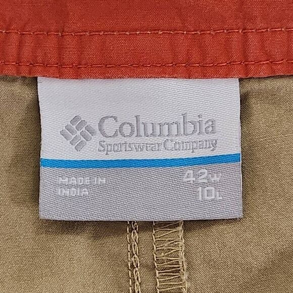 Columbia Men's Khaki Shorts Size 42 Preppy Mens Khaki Chino Shorts