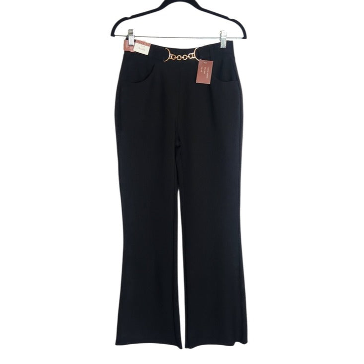 Indero Black Flare Pants NWT Size Large/XL