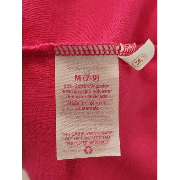 No Boundaries Hot Pink Fitted Short Sleeve Tee Size Medium 7-9 NWT