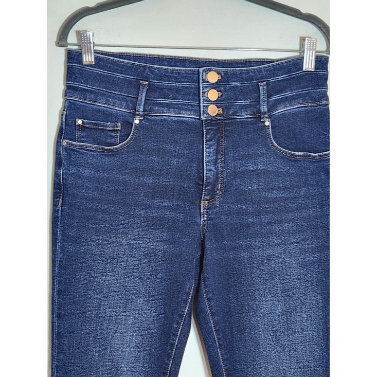 Ann Taylor Dark Wash High Rise Skinny Jeans Size 6