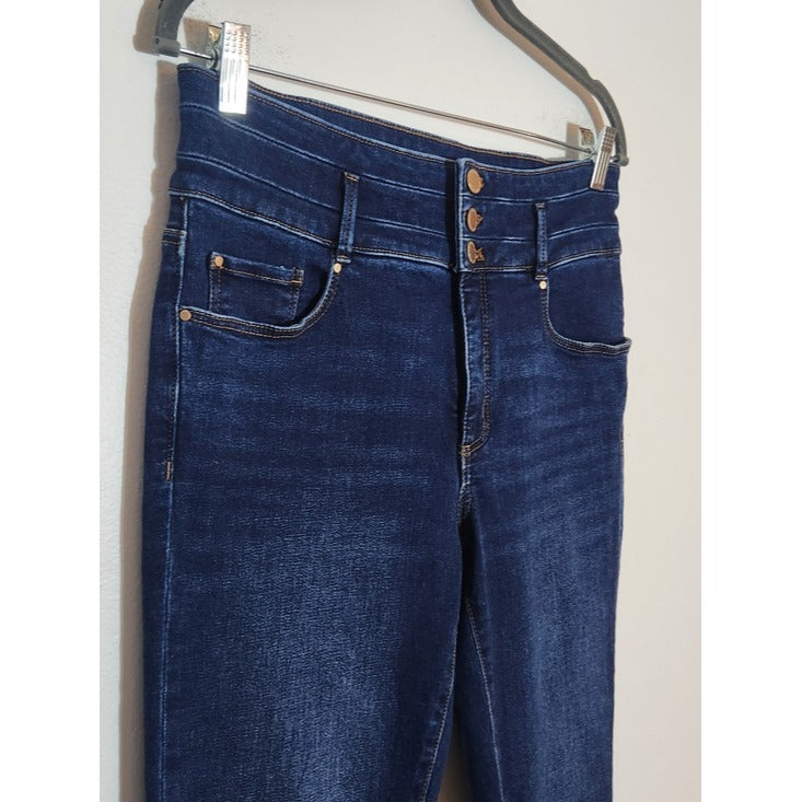 Ann Taylor Dark Wash High Rise Skinny Jeans Size 6