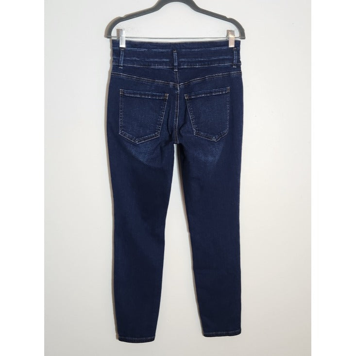 Ann Taylor Dark Wash High Rise Skinny Jeans Size 6