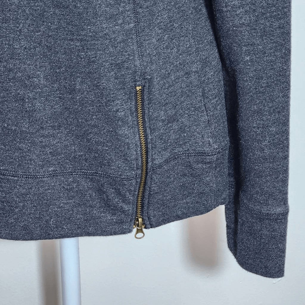 Jillian Micheals Long Sleeve Gray Sporty Knit Top Size Large Gray Athletic Top