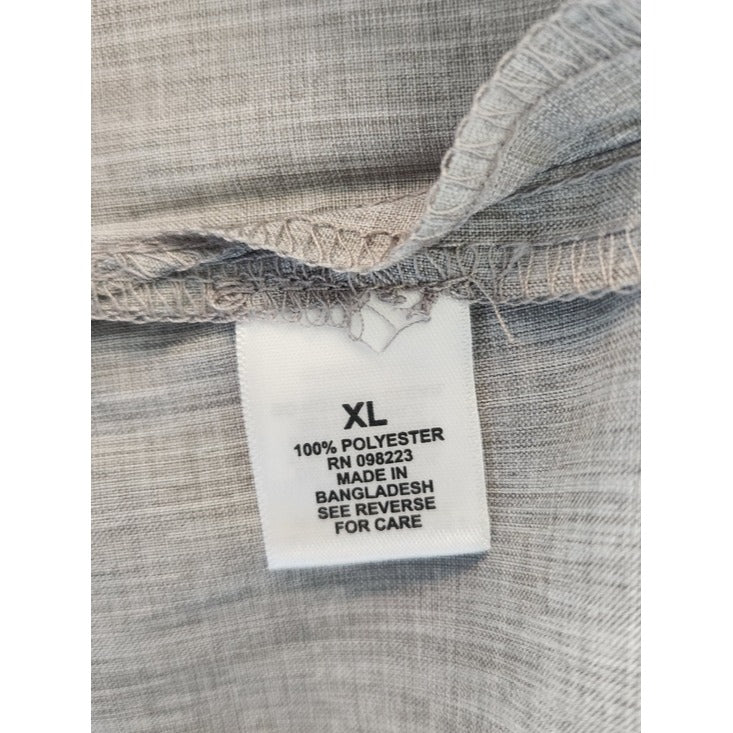 Magellan Light Gray Relaxed Fit Fishing Shirt Size XL NWT