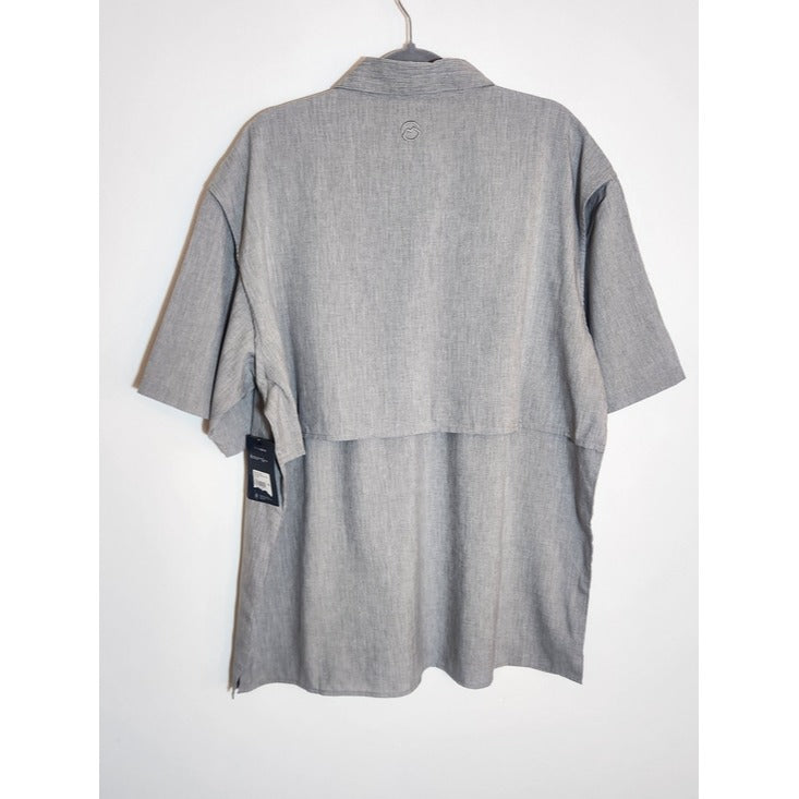 Magellan Light Gray Relaxed Fit Fishing Shirt Size XL NWT