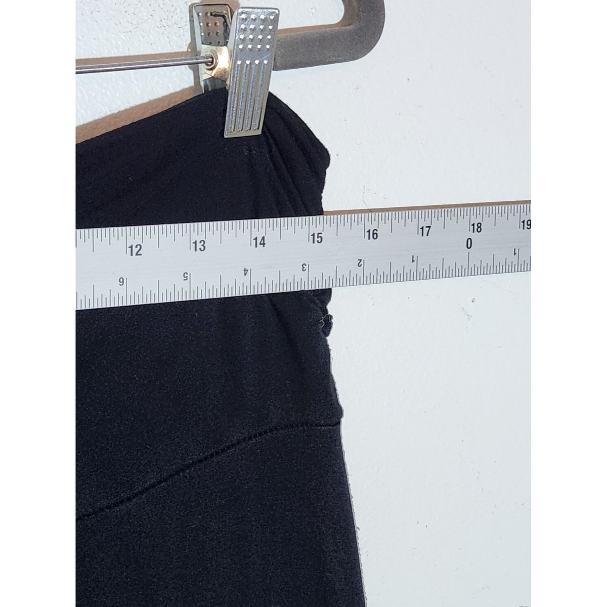Cable and Gauge Black Pull-On Stretch Knit Maxi Skirt Size XL