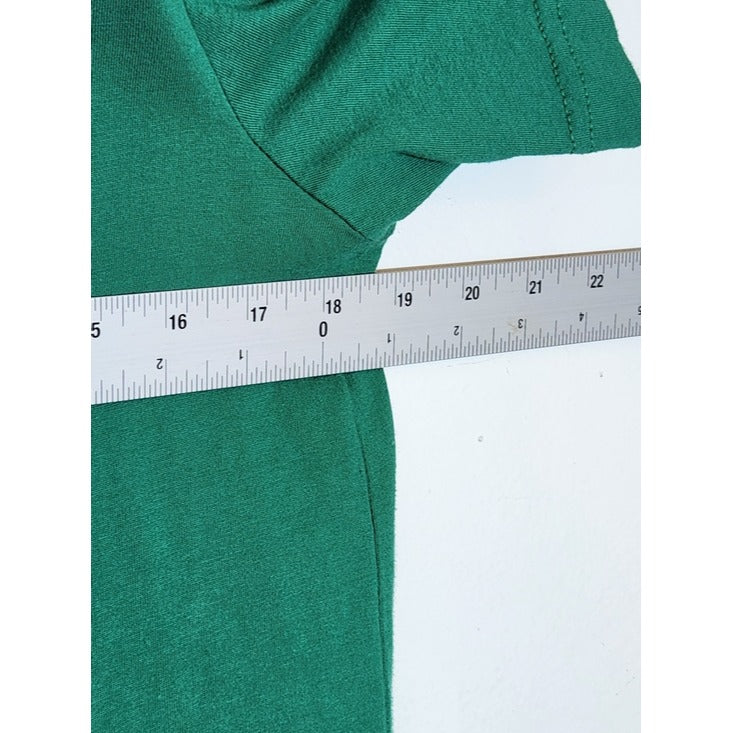 Canvas Mens Tullamore Irish Whiskey Green Graphic Short Sleeve Tee Size Large