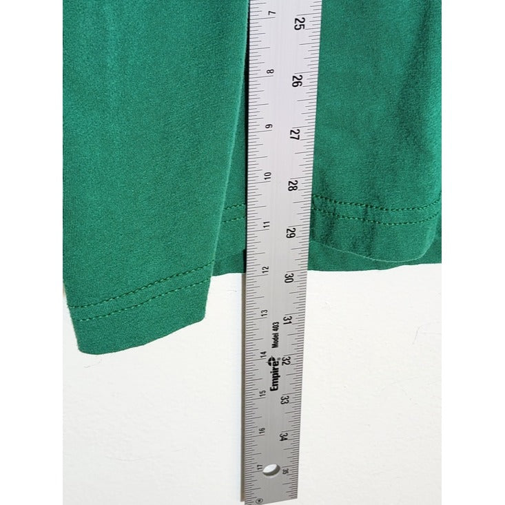 Canvas Mens Tullamore Irish Whiskey Green Graphic Short Sleeve Tee Size Large