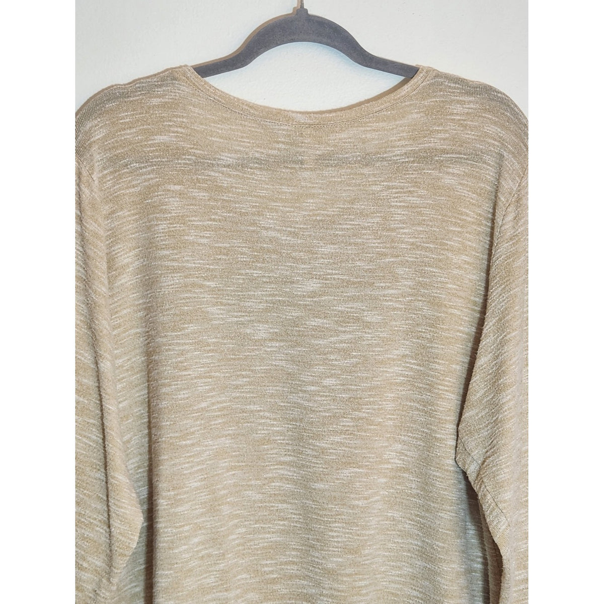 Cato Beige Textured Coffee Graphic Tee Size 18/20W