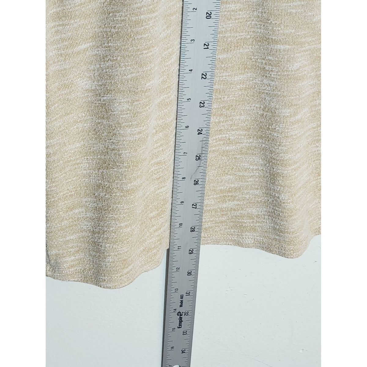 Cato Beige Textured Coffee Graphic Tee Size 18/20W
