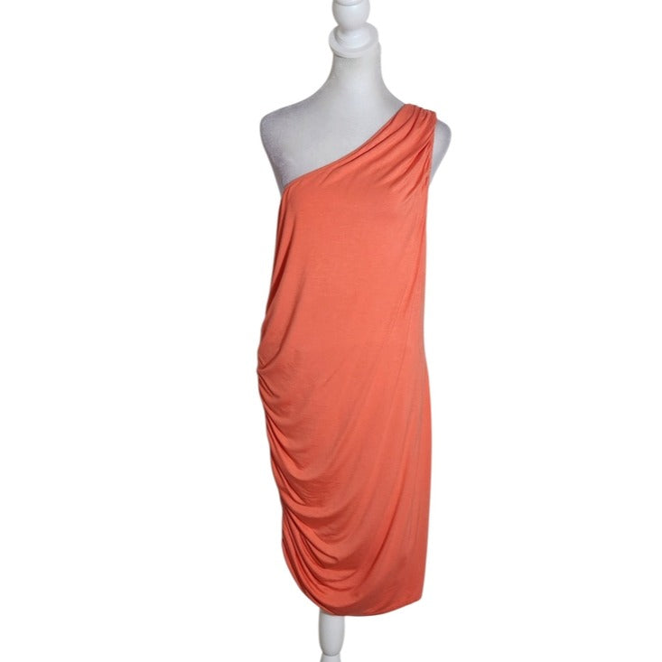 A New Day Orange One Shoulder Dress Size XL NWT
