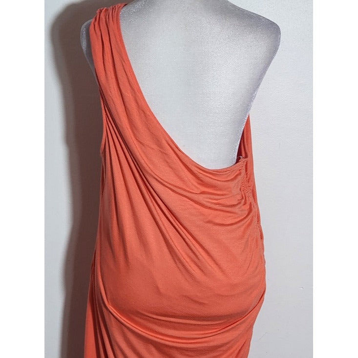 A New Day Orange One Shoulder Dress Size XL NWT