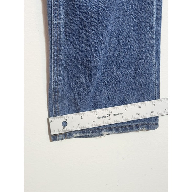 H&M Womens Button-Fly Distressed Straight Leg Jeans Size 6