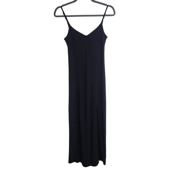Urban Outfitters Black Slip Midi Dress Size Small