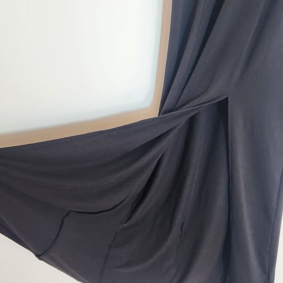 Urban Outfitters Black Slip Midi Dress Size Small