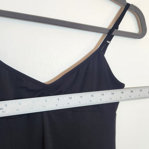 Urban Outfitters Black Slip Midi Dress Size Small
