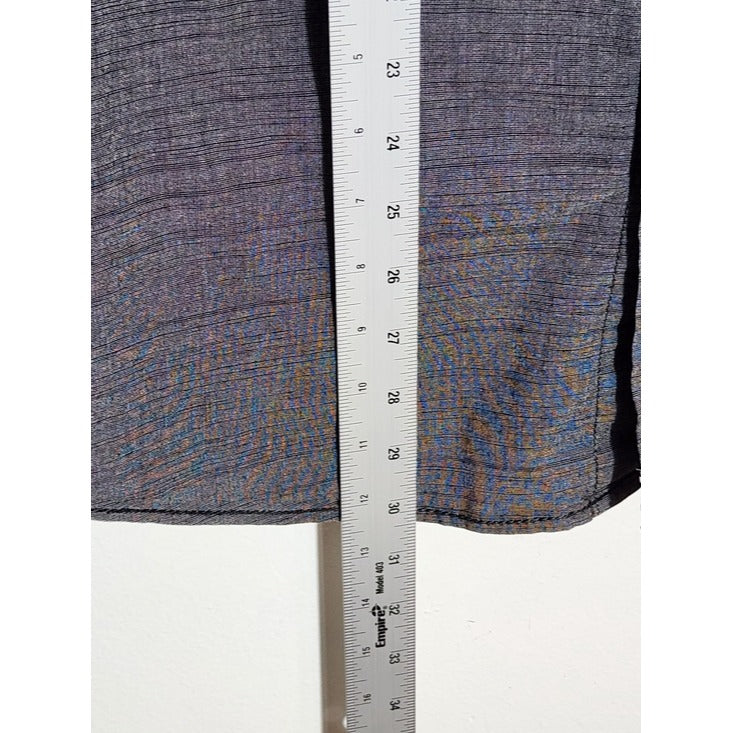 Colours by Alexander Julian Mens Charcoal Gray Camp Shirt Size 2X