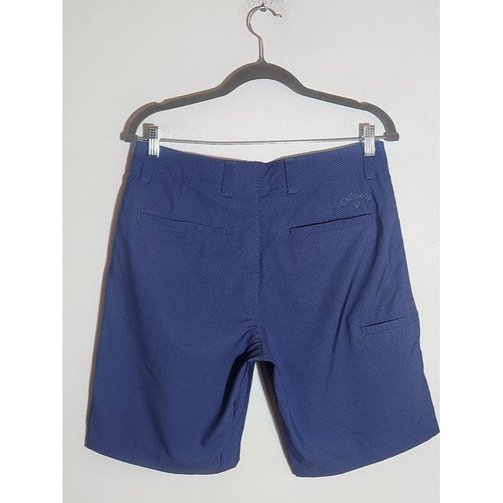 Callaway Mens Blue Golf Shorts Size 32