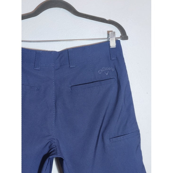 Callaway Mens Blue Golf Shorts Size 32